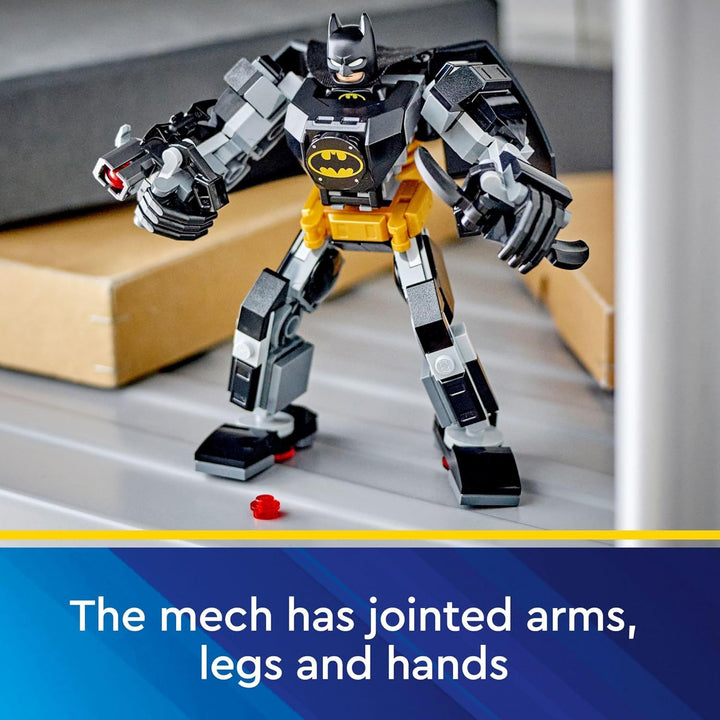 DC Batman: Batman Mech Armor Super Hero Toy, Collectible Robot Action Figure and Batman Minifigure Included, Creative Super Hero Gift for Kids & Batman Fans Ages 6 and Up, 76270