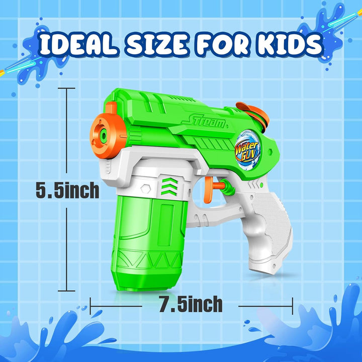 Water Guns for Kids Adults, 6 Pack Squirt Guns Soaker Blaster 220CC Capacity Long Range Super Water Gun Pistols for Boys Girls Toddlers Swimming Pool Water Toys (6)
