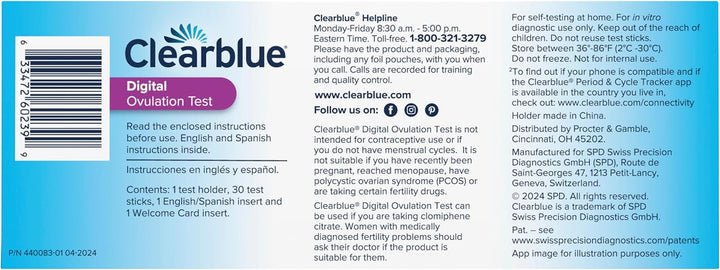 Digital Ovulation Test, 30 Ct