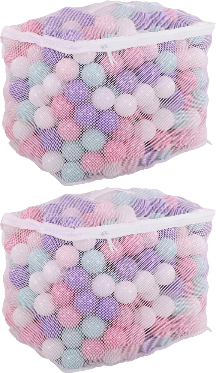 Play Pit Balls, Kids Plastic Toy Balls for Playpen, Bounce House, or Pool