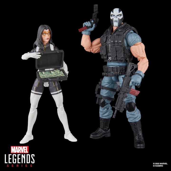 Legends Series Madame Masque & Crossbones,  Super-Villains Comics Collectible 2-Pack, 6-Inch Action Figures (Amazon Exclusive)