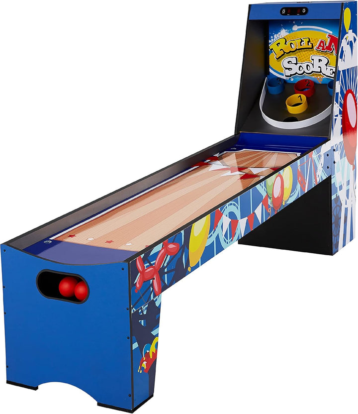 Roll & Score Arcade Game, 87" Durable Electronic Scoring with Sound Effects and Game Balls, Perfect for Family Game Rooms