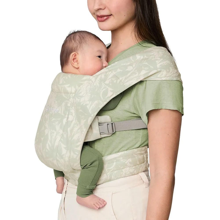 Embrace Baby Carrier Newborn to Toddler - Breathable Baby Carriers for Summer - Cozy Essentials (7-25 Pounds), Ponte Knit, Cream