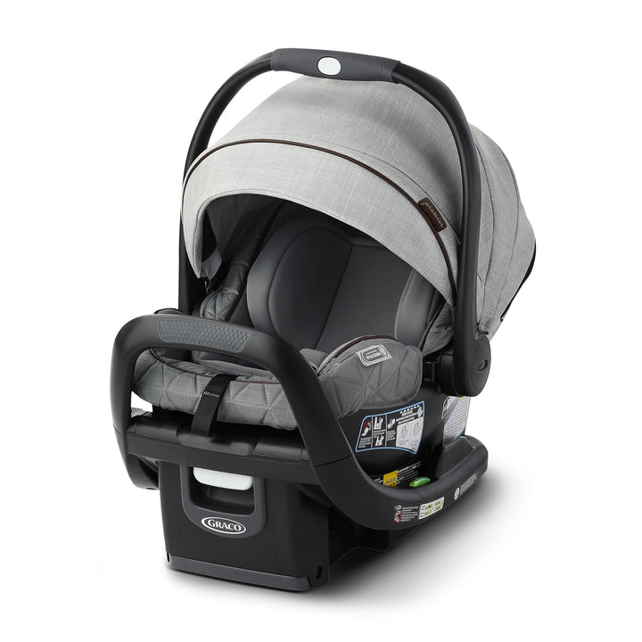 Snugride Snugfit Infant Car Seat, anti Rebound Bar for Extra Safety, No-Rethread Harness, LATCH Equipped, Baby Car Seat, Gotham