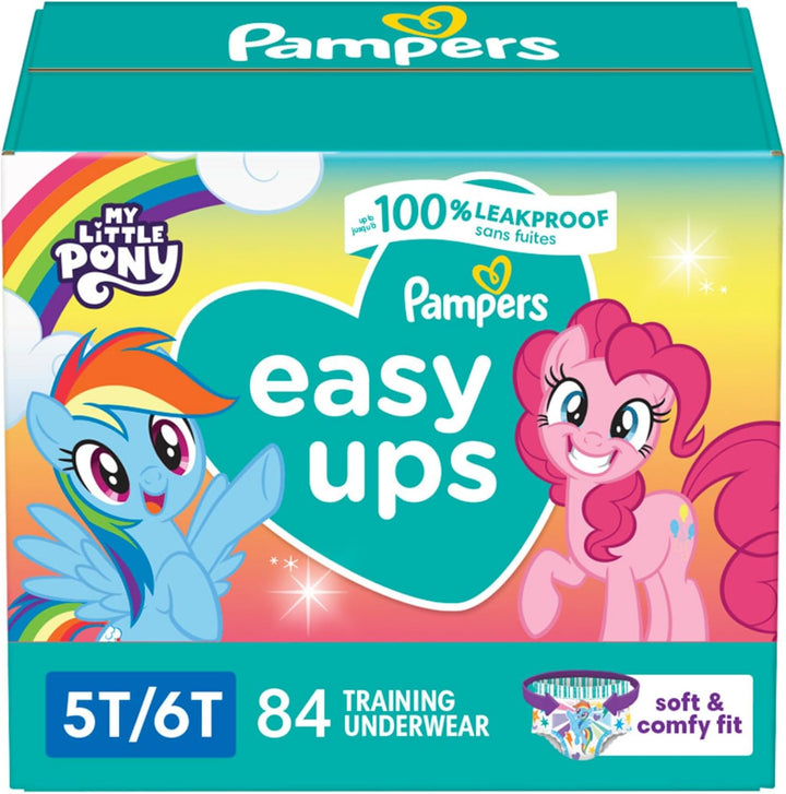 Training Pants - Easy Ups Girls & Boys - Size 3T-4T, 124 Count, My Little Pony Potty Underwear (Packaging May Vary)