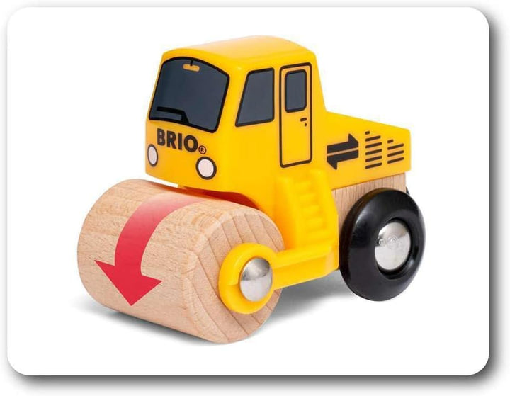 Construction Vehicles - Premium Wooden Toy Train Set | Fun and Educational | Easy Magnetic Couplings | FSC Certified Wood | Ideal Christmas or Birthday Gift