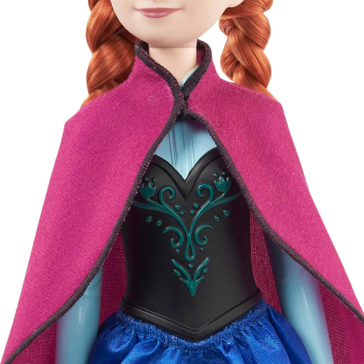 Disney Princess Dolls, Anna Posable Fashion Doll with Signature Clothing and Accessories, Disney'S Frozen Movie Toys
