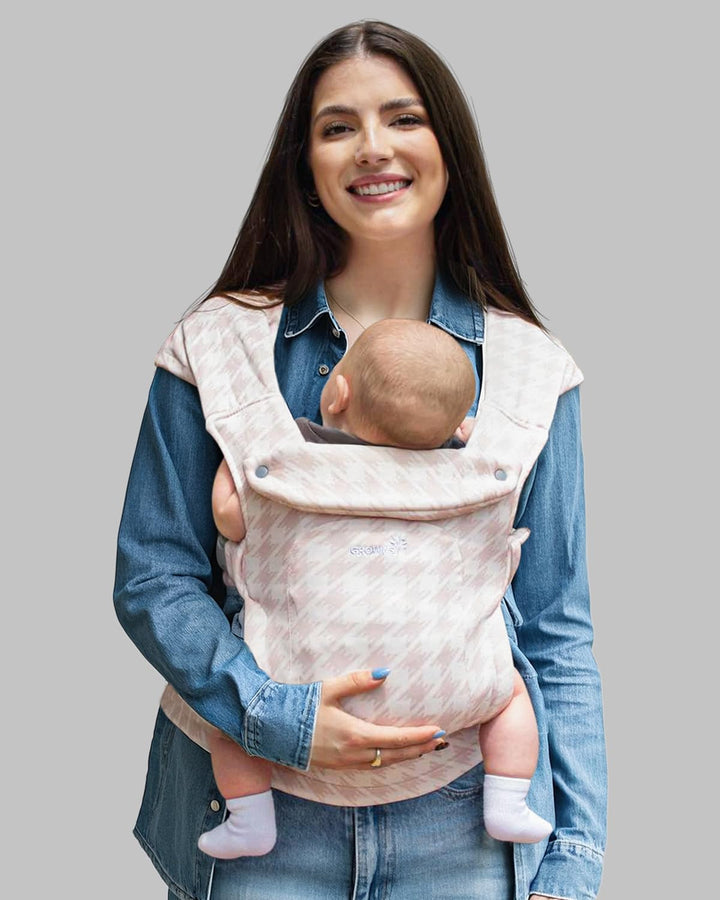 Baby Carrier Newborn to Toddler, Cozy Baby Wraps Carrier, Ergonomic Baby Carrier with Head Support, Cream