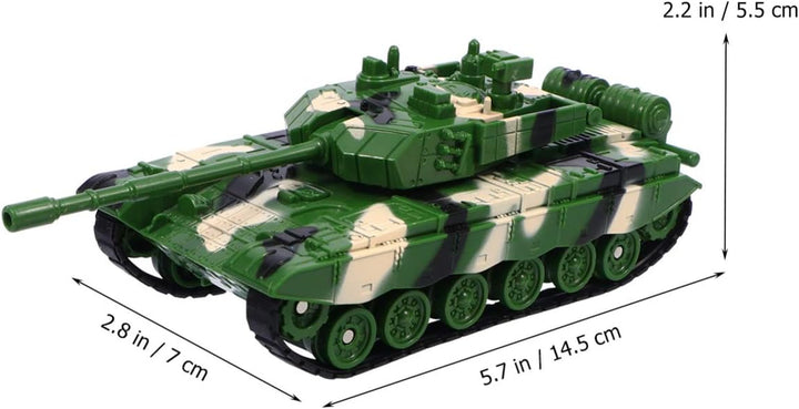 Tank Models Plastic Tanks Kids Toys Vehicle Toys Deck Decor for Kids Boys Girls