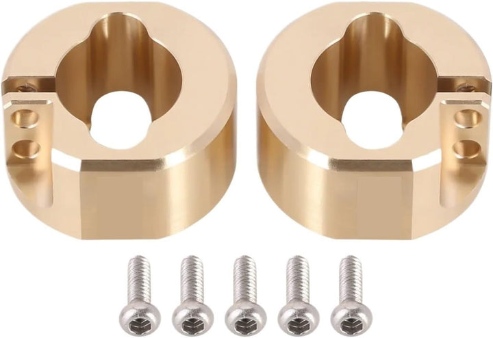 For INJORA 14G/ Pcs Brass for Rear Axle Counterweights for 1/18 for RC for Crawler for TRX4M (4M-30)(Titanium)