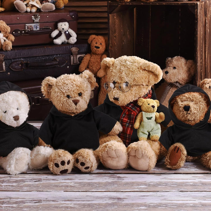 Sublimation Stuffed Bear Tshirt Fit 14-18 Inch Plush Bear Lovely Tiny Blank Stuffed Animal Clothes Easy Matching Doll Accessory Make Your Unique Stuffed Doll Outfit