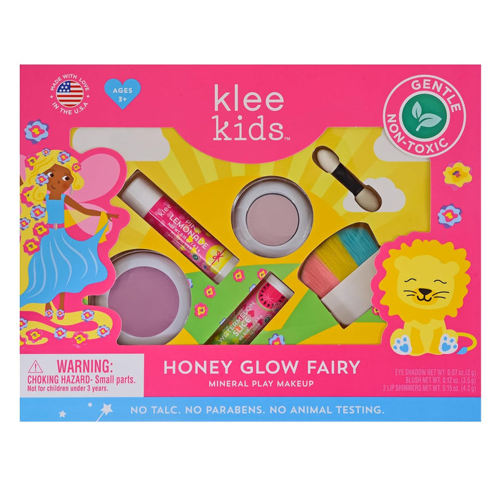 Luna Star Klee Kids Play Makeup Kit. Gentle and Non-Toxic. Kid-Friendly. Made in USA. (Berry Icing Fairy)