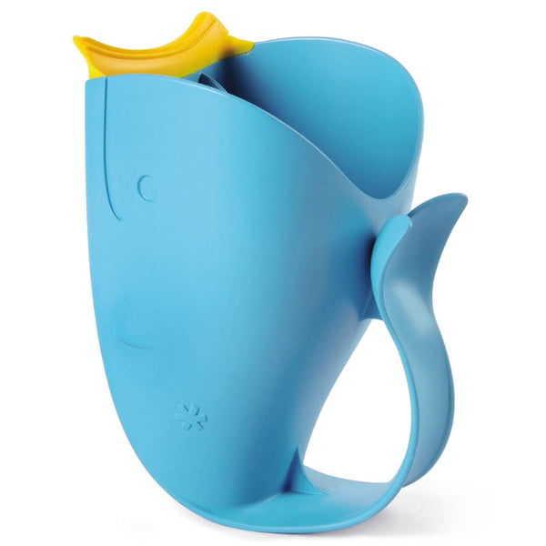 Baby Bath Rinse Cup MOBY Tear-Free Waterfall Rinser Blue Age 0+