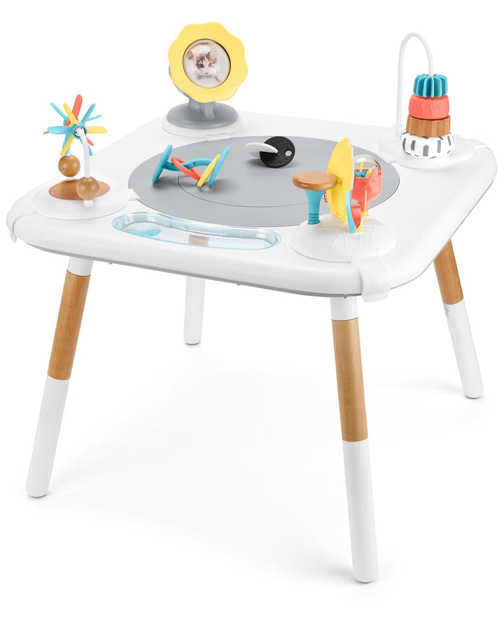 Discoverosity Montessori-Inspired 3-Stage Activity Center & Play Table for Baby Ages 4M+
