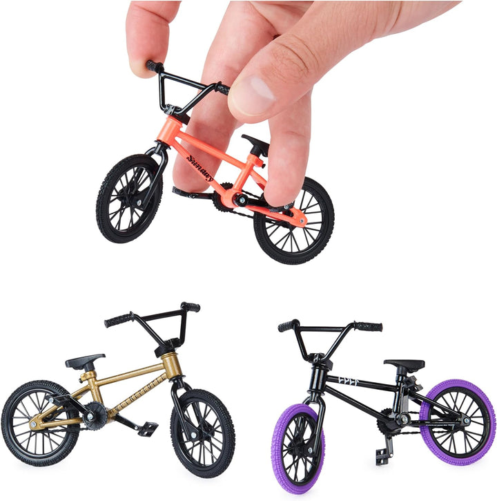 , BMX Finger Bike 3-Pack, Collectible and Customizable Mini BMX Bicycle Toys for Collectors, Kids Toys Ages 6 and up (Amazon Exclusive)
