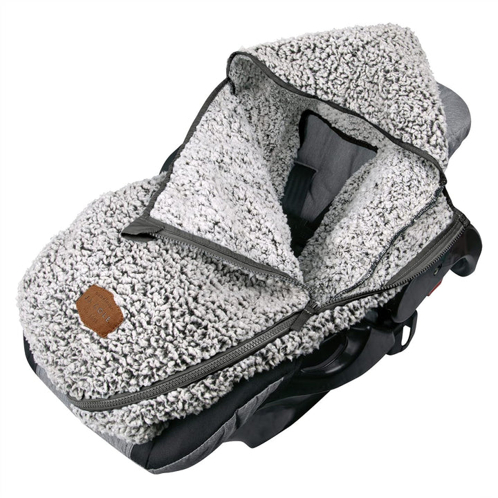 JJ Cole Bundleme - Original, Baby Bunting Bag, Winter Protection for Baby Car Seats and Strollers, Graphite