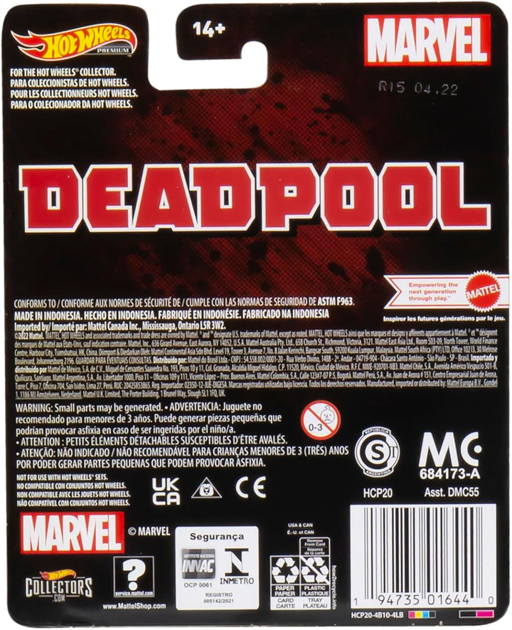 Retro Entertainment Collection,Deadpool Scooter, TV, & Video Games, Iconic Replicas for Play or Display, Gift for Collectors