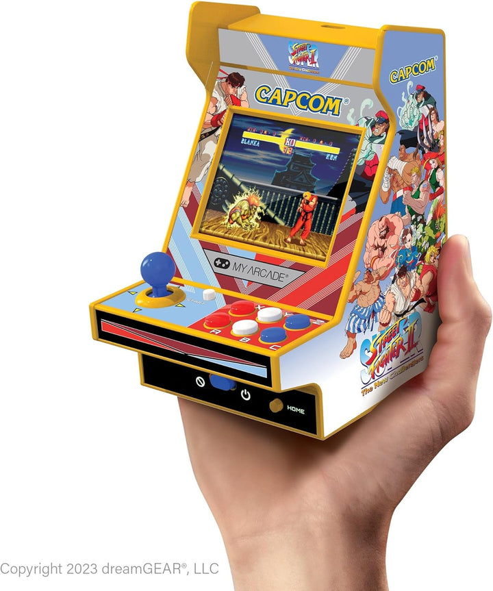 Super Street Fighter II Nano Player Pro: 2 Games in 1, 4.8" Video Game Collectible