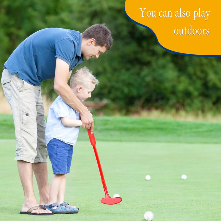 Plastic Mini Golf Clubs for Toddlers,Kids Golf Clubs Set,Outdoor/Indoor Golf Toys Christmas Birthday Present for Boys Girls