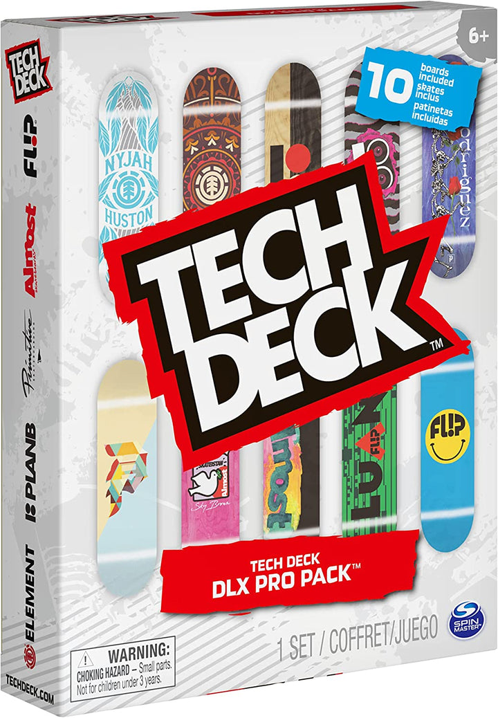 , DLX Pro 10-Pack of Collectible Fingerboards, for Skate Lovers, Kids Toy for Ages 6 and Up