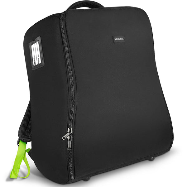 Padded Stroller Bag for Airplane Travel Fits for Uppababy MINU,MINU V2,MINU V3, Gate Check Stroller Bag with Large Inner Mesh Pocket, Sturdy Stroller Storage Backpack for Accessories