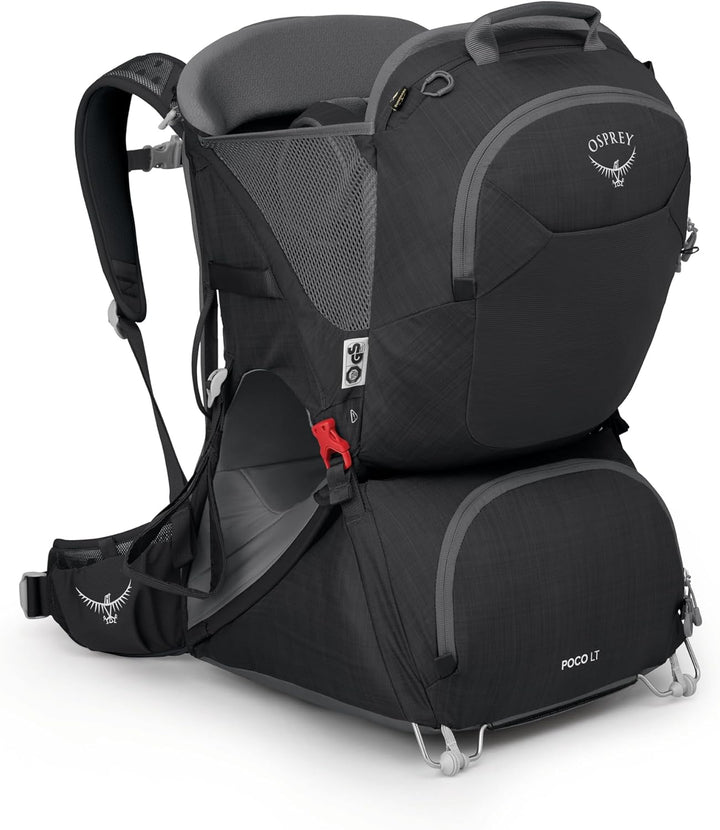 Poco LT Lightweight Child Carrier Backpack - Compact, Travel-Ready Kid Carrier with Sunshade and Adjustable Fit - Lightweight, Comfortable Hiking Carrier for Toddlers