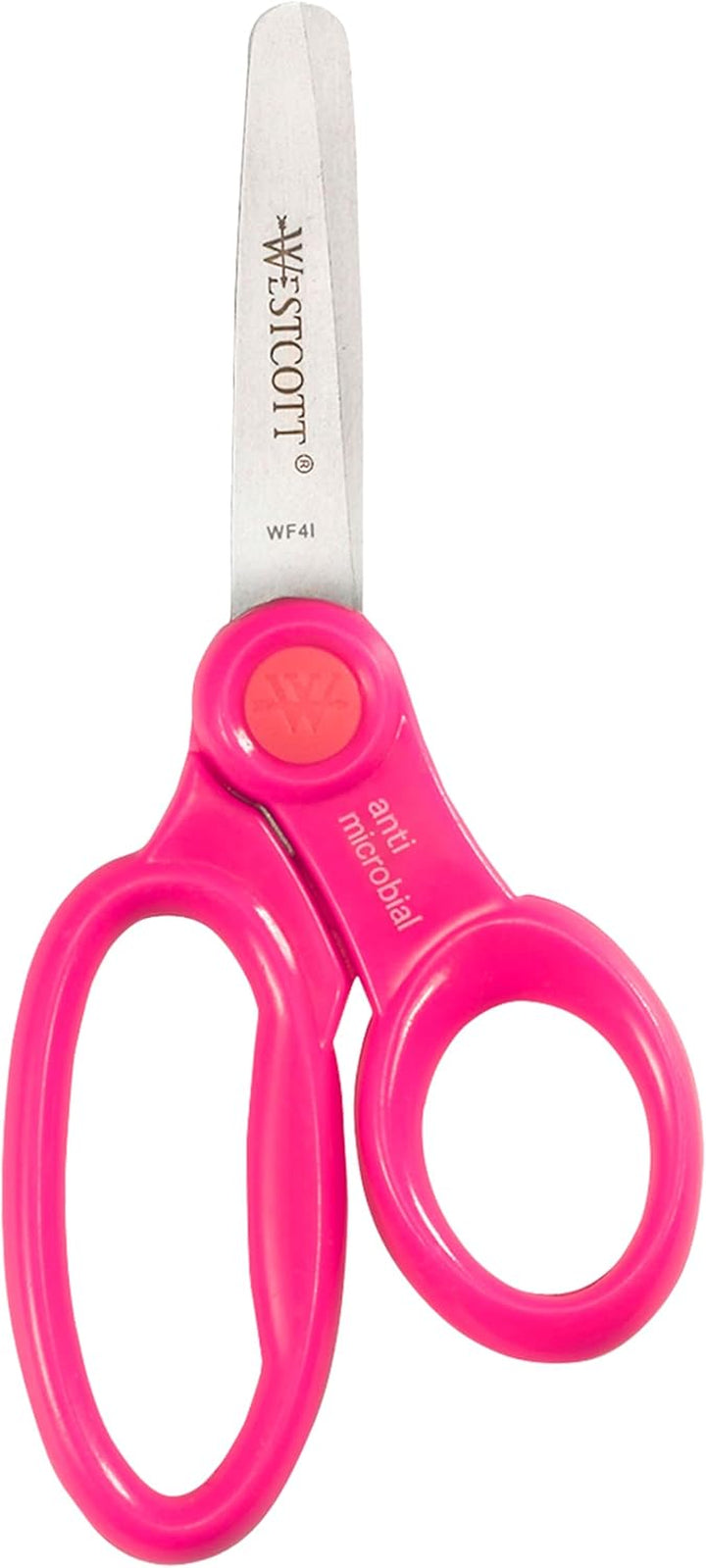 14871 Right- and Left-Handed Scissors, Kids' Scissors, Ages 4-8, 5-Inch Blunt Tip, Assorted, 12 Pack