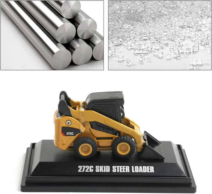 1:160 N Scale Alloy Construction Vehicles - 1 Pcs, Die Cast Mini Construction Truck Toys, Engineering Vehicle Model for N Scale Railroad, Train Set, Collection, Age 8+