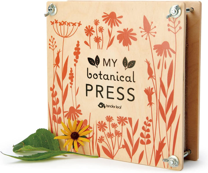 - My Botanical Press - 8.3 X 8.3 Inch 10 Layers Flower Press, DIY Dried and Preserved Flowers and Leaves, Plants Art & Crafts Kit - Age 3+