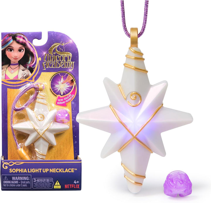 , Sophia’S Light up Necklace & Glitter Ring for Girls Pretend Play & Dress Up, Dolls & Unicorn Toys for Girls Ages 4 and Up