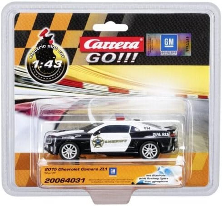 GO 64031 Chevrolet Camarao ZL1 Sherrif Slot Car Racing Vehicle