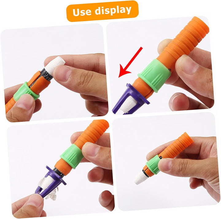 45Pcs Crayon and Sharpener for Oil Painting Crayon Extenders Comfortable to Use for Artists and Creative Projects