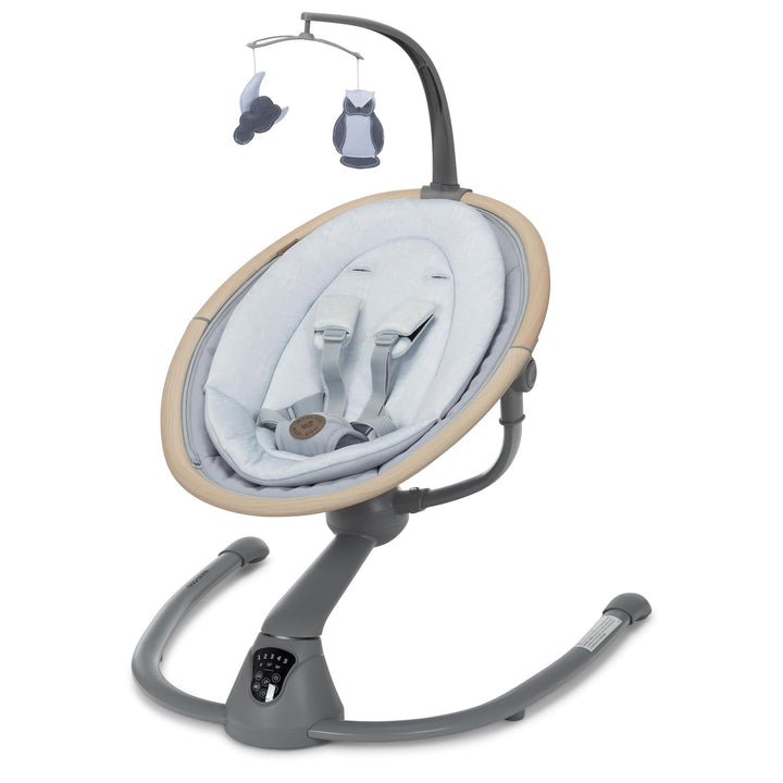 Cassia Baby Swings for Infants: Smart Portable Baby Swing with Music, Lightweight & Foldable Baby Swing, 360 Rotation Infant Swing, Classic Oat