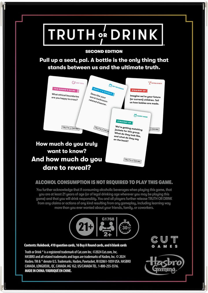 Party Game by Cut I as Seen on Tiktok, Youtube, and Snapchat | 410 Hilarious Questions | Ages 21+ | 2+ Players I Fun Games for Adults