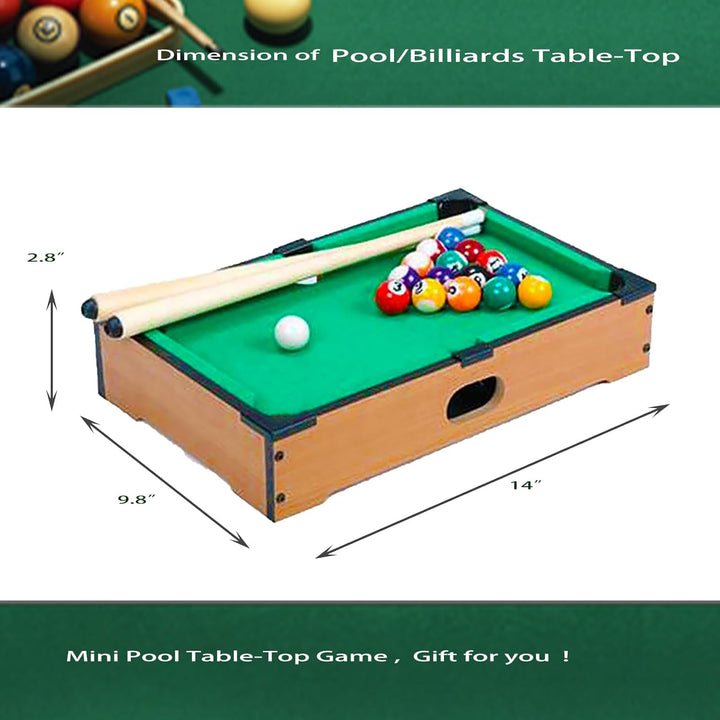 Mini Pool Table for Kids Small Billiards Game Table Top Pool Table Toy for Cat Gift for Kids Cat Pool Table Toy