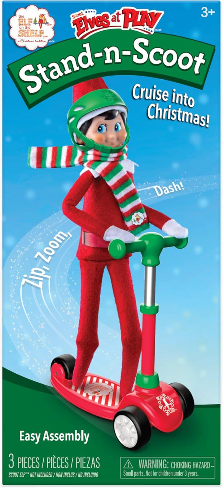 Stand N Scoot - Plastic Scooter Prop for Silly Christmas Elf Scenes!