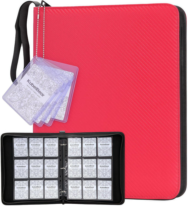Premium 9-Black Pocket Card Binder – 720 Collection Binder Folder Card Album Card Holder Fit for MTG Football Play Cards (Black, 9 Pocket)