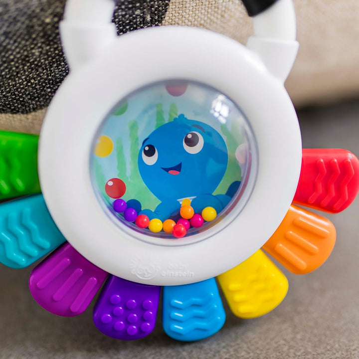 Outstanding Opus the Octopus Sensory Rattle & Teether Multi-Use Toy, BPA Free & Chillable, 3 Months & Up, Multicolored