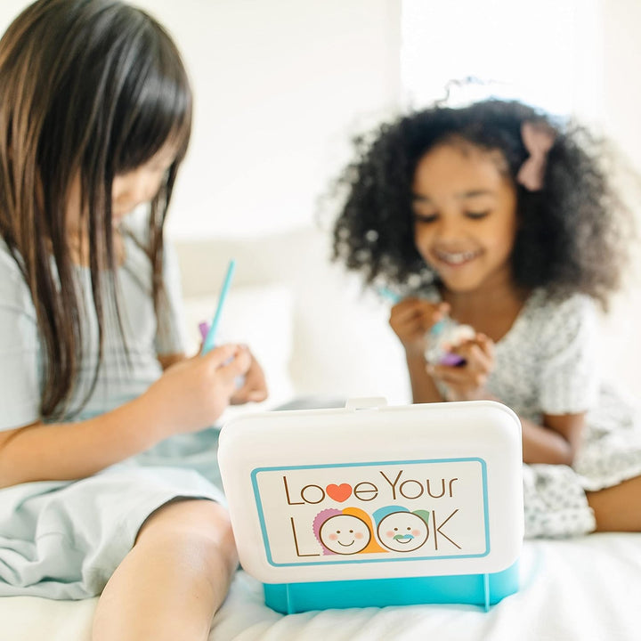 Love Your Look Pretend Makeup Kit Play Set – 16 Pieces for Mess-Free Pretend Makeup Play (Does NOT Contain Real Cosmetics)
