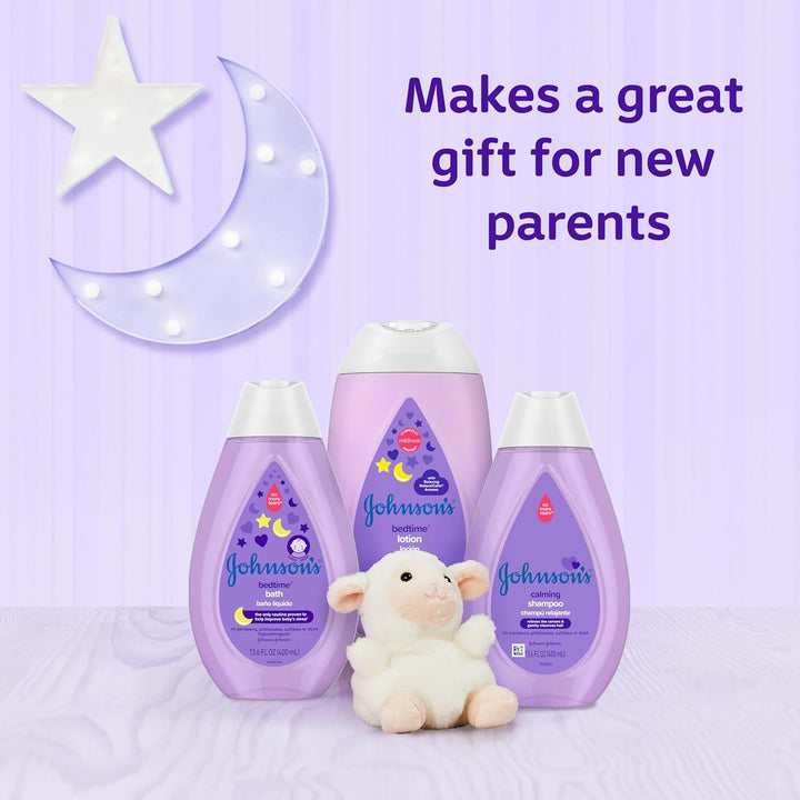 Sleepy Time Bedtime Gift Set with Relaxing Naturalcalm Aromas, Bedtime Baby Bath Shampoo, Wash & Lotion, Baby Bedtime Essentials, Hypoallergenic & Paraben-Free, 3 Items