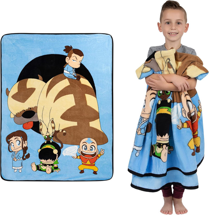 Gabby'S Dollhouse Cakey and Pandy Kids Bedding Super Soft Micro Raschel Throw, 46 in X 60 In, by