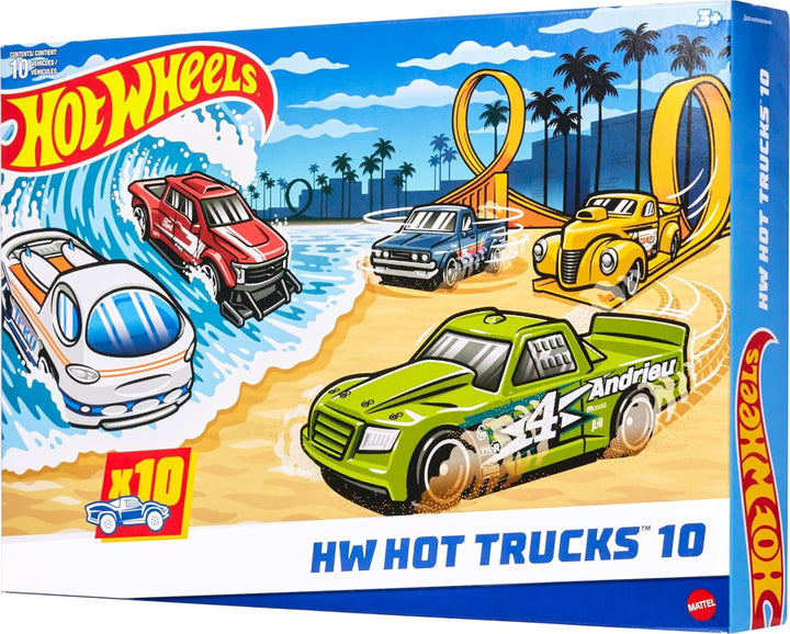 Toy Cars, 10-Pack of Race Cars, Includes 1:64 Scale Corvette, Lamborghini, Mclaren Originals