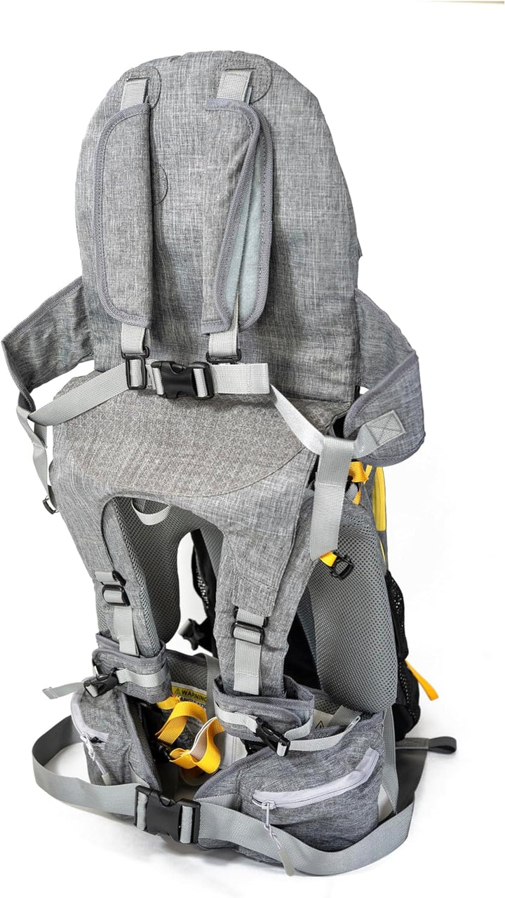 Shoulder Hiking Carrier for Child and Toddler with Sunshade and Detachable Backpack by Our Expedition