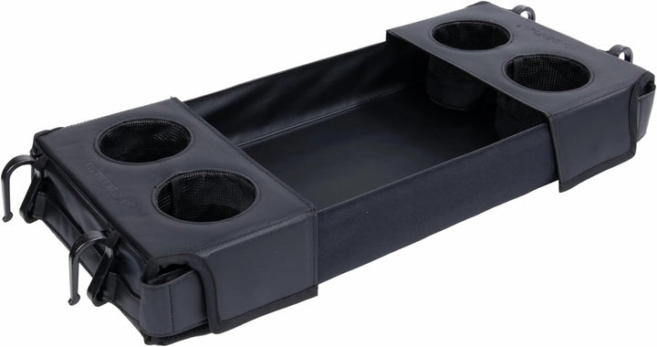 Flex Snack Tray for W4 Stroller Wagon with Convertible Cup Holders & Adjustable Sidewalls to Maximize Space, Easy to Install, Easy to Clean
