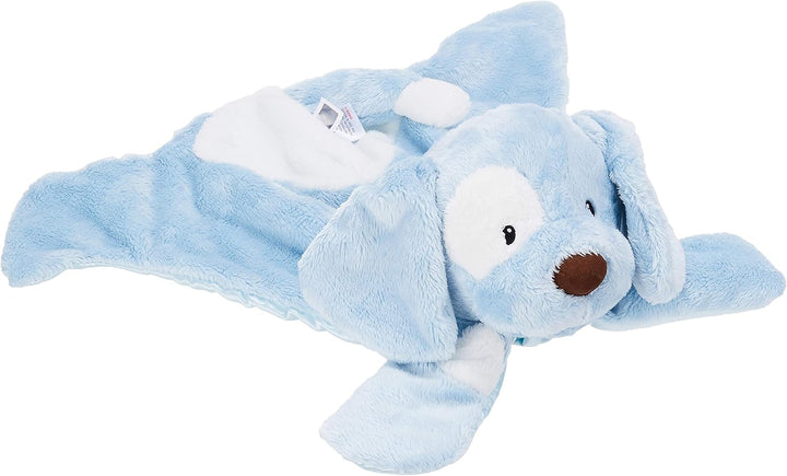 Baby Spunky the Dog Huggybuddy Stuffed Animal with Built-In Baby Blanket, Brown, 15”