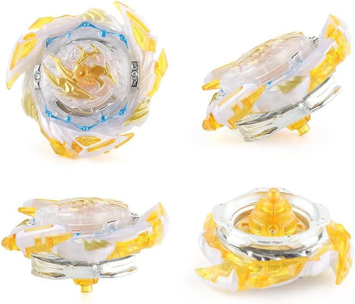 Bey Battling Top Burst Gyros Toy Set Toy Gift for Children Boys Ages 6 8 10 12+ Combat Battling Game 10 Burst Spinning Tops 3 Two Way Launchers Grip Starter