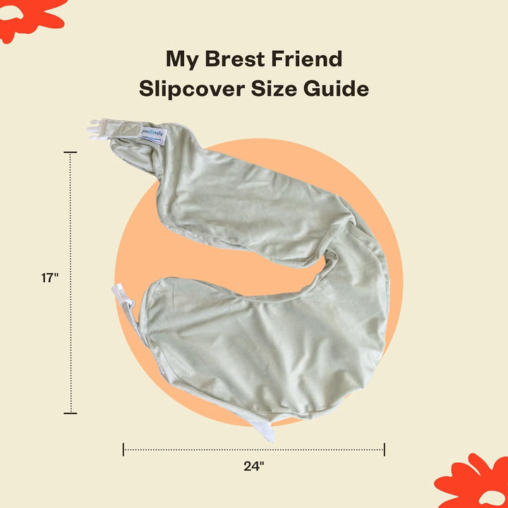 Super Deluxe Nursing Pillow - Enhanced Comfort & Ergonomic Breastfeeding Pillow for Ultimate Support for Mom & Baby - Adjustable and with Handy Side Pocket, Platinum