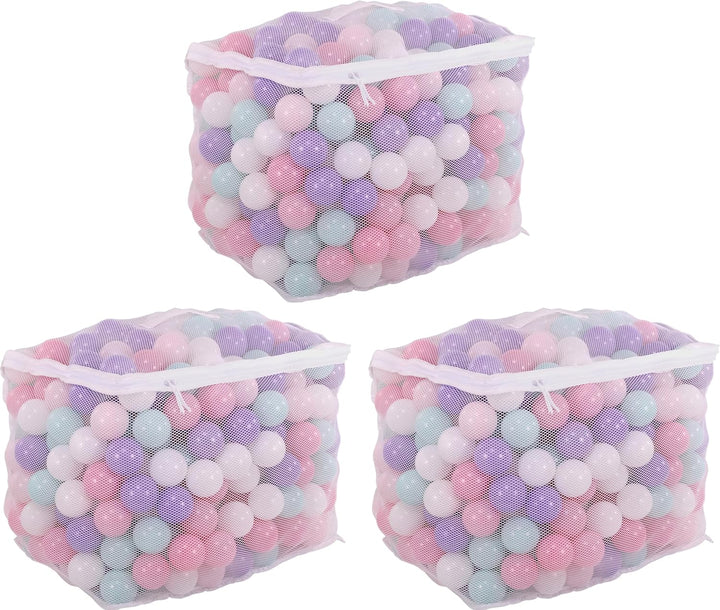Play Pit Balls, Kids Plastic Toy Balls for Playpen, Bounce House, or Pool