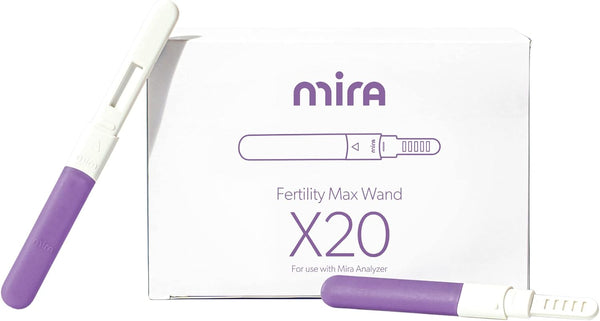 Fertility MAX Wands, Ovulation Test Strips for Women, Monitor and Detect Ovulation at Home, Track Pdg, LH and E3G, Use with the Digital  Fertility Monitor Kit + App, 20 Tests