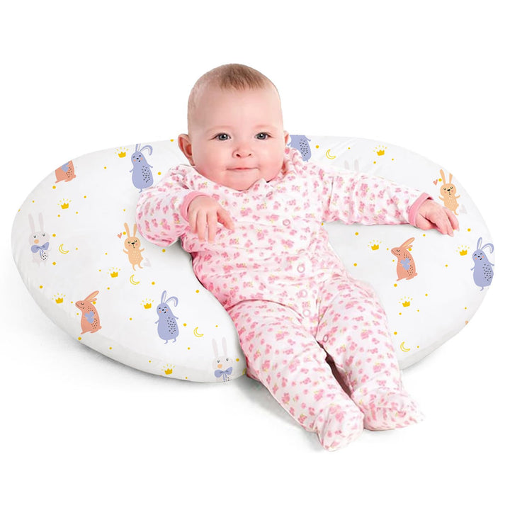 Nursing Pillow, Breast Feeding Pillows for Mom, Butterfly Soft Cover with Breathable Filling, Feeding Support Pillow for 0-12 Months, Multifunctional Support Cushion for Travel